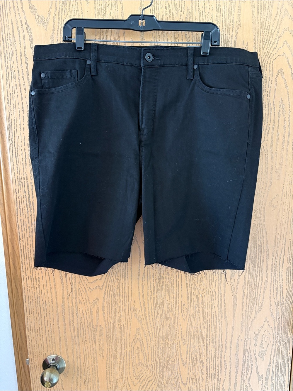 Torrid Black Flat-Front Women’s Denim Shorts